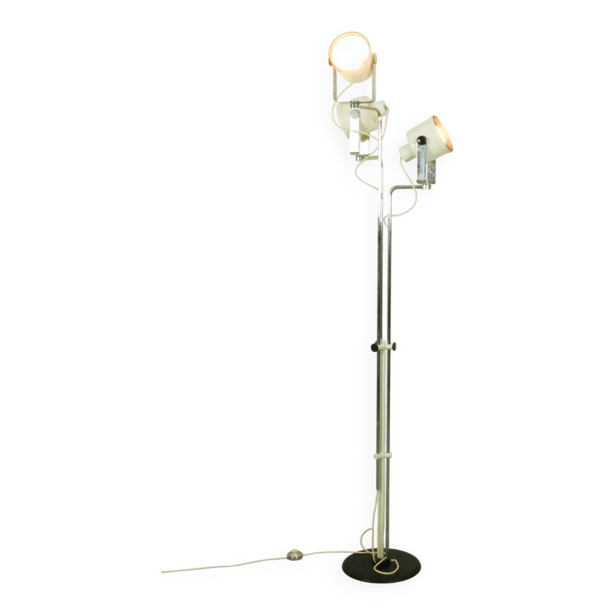 Rare Adjustable Floor Lamp by Brusasco & Torretta for Luci, Italy, 1970s