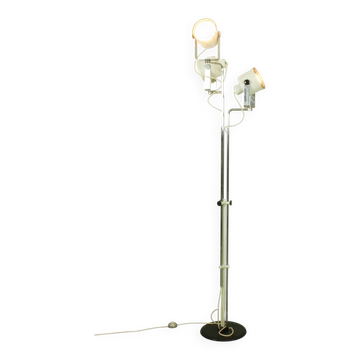Rare lampadaire réglable par Brusasco & Torretta pour Luci, Italie, années 1970