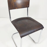 Tubular steel cantilever chair by Mart Stam