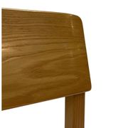Vintage wooden chair 1980s minimalist design unique