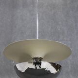 1930s Bauhaus Chrome Plated Chandelier by Anyz, Czechoslovakia