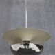 Lustre Bauhaus chromé des années 1930 par Anyz, Tchécoslovaquie