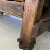 Old wooden workbench