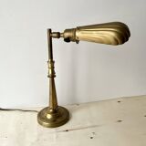 Old 50s "shell" desk lamp, vintage lighting