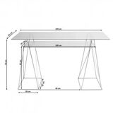 Burea verre design