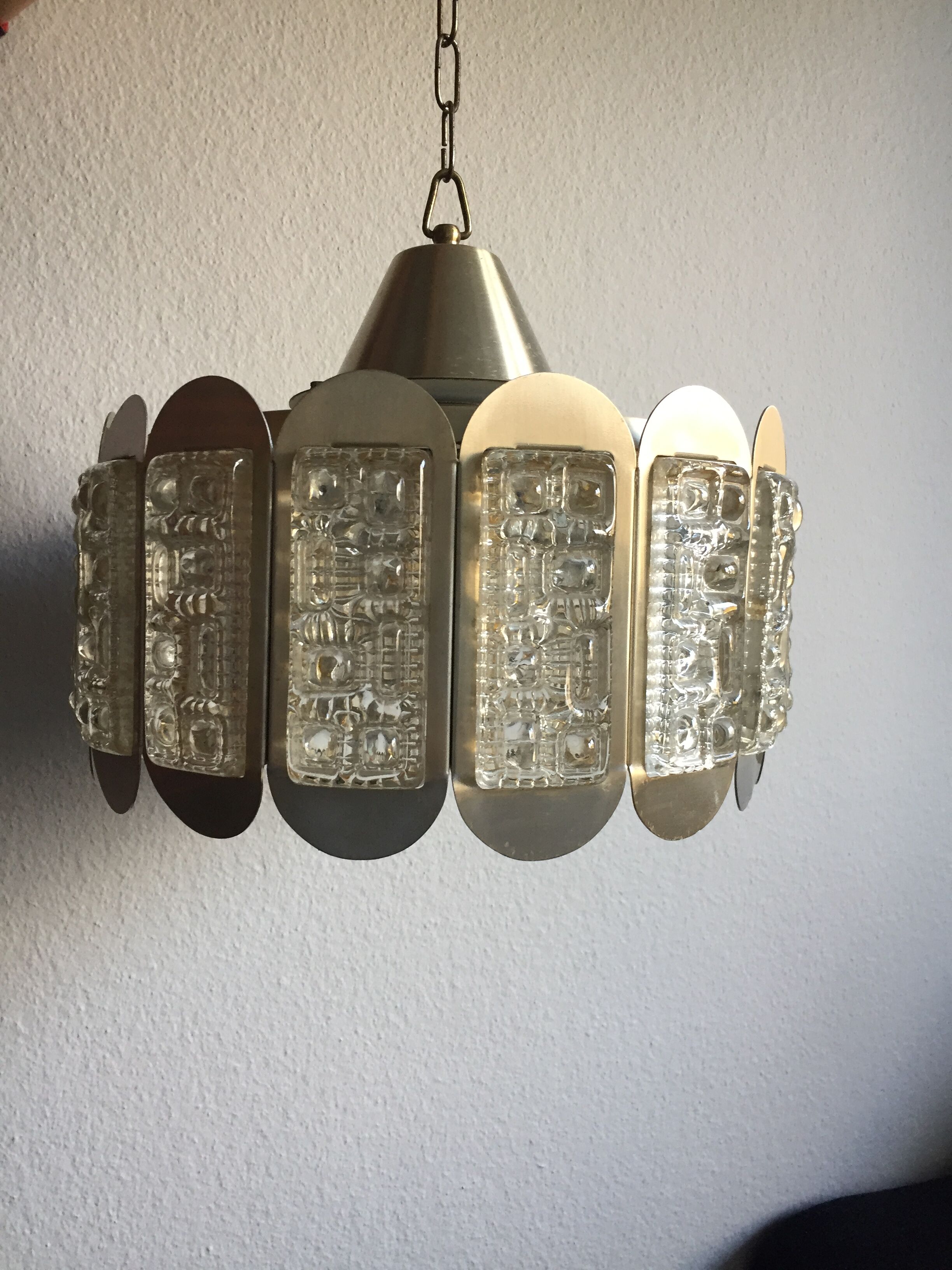 Scandinavian hanging lamp 1960