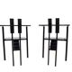 KFF Trix Memphis set of two dining chairs by Karl Friedrich Förster, 1988