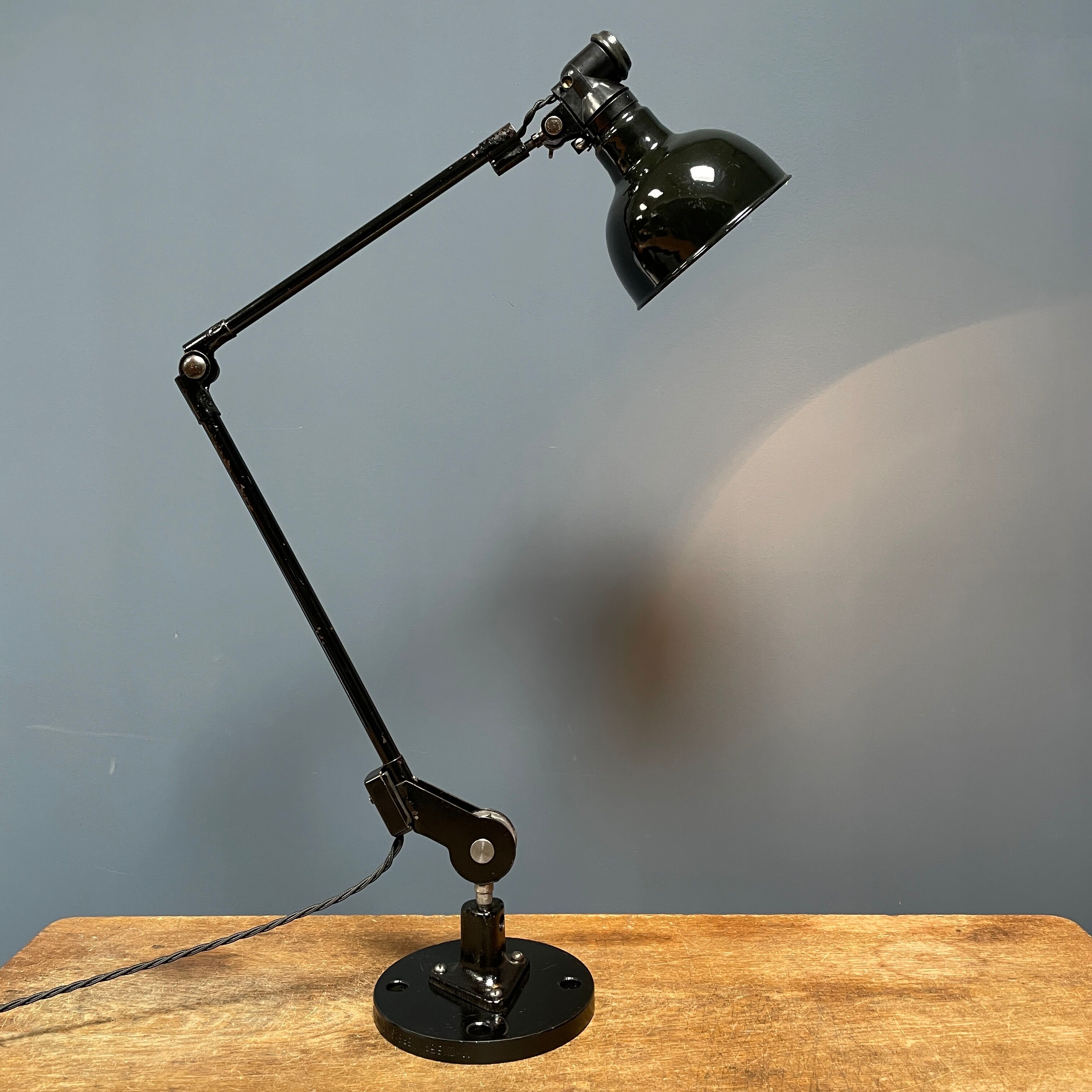 Black Rademacher table lamp from the 1930s