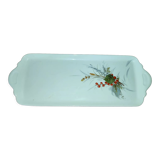 Plat à cake émaillé en porcelaine de Limoges Ternet