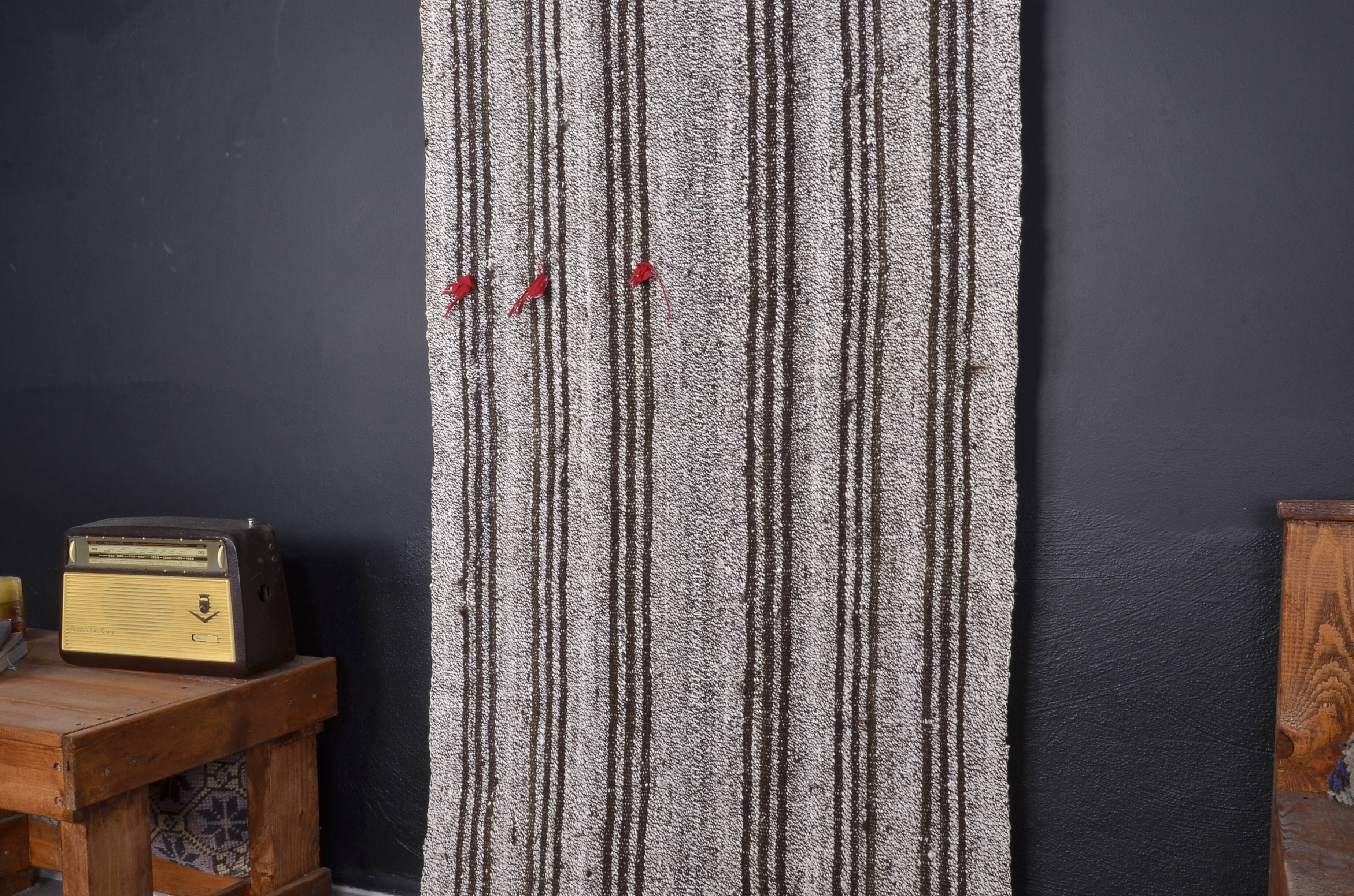 Oushak Vintage Stripe Kilim Runner skuc320