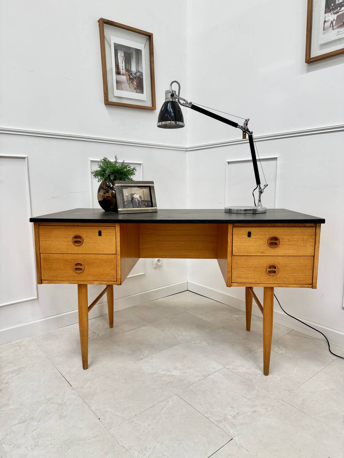 Vintage Scandinavian style desk