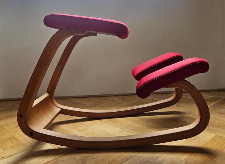 Rare Midcentury Balance Variable Knee Chair, Peter Opsvik, Norway, Stokke,
