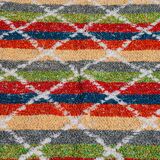 Recycled cotton handmade rug - Reversible - Multicolor