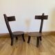 Pair of Brutalist Chairs