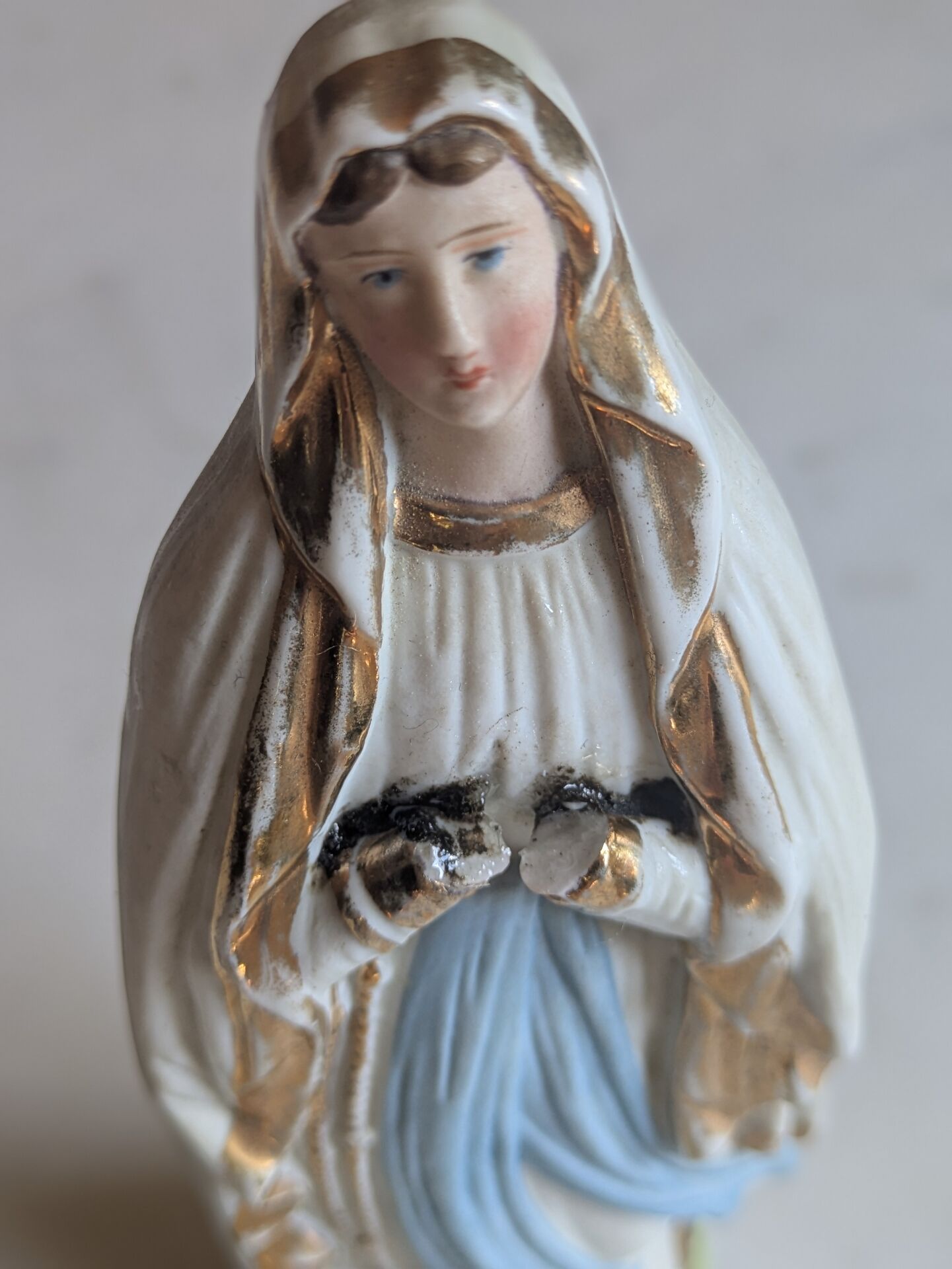 Statuette de la Sainte Vierge, fin XIXeme - début XXeme