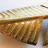 Set of 2 brass feathers