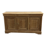 Louis Philippe buffet in solid stripped cherry wood