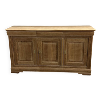 Louis Philippe buffet in solid stripped cherry wood