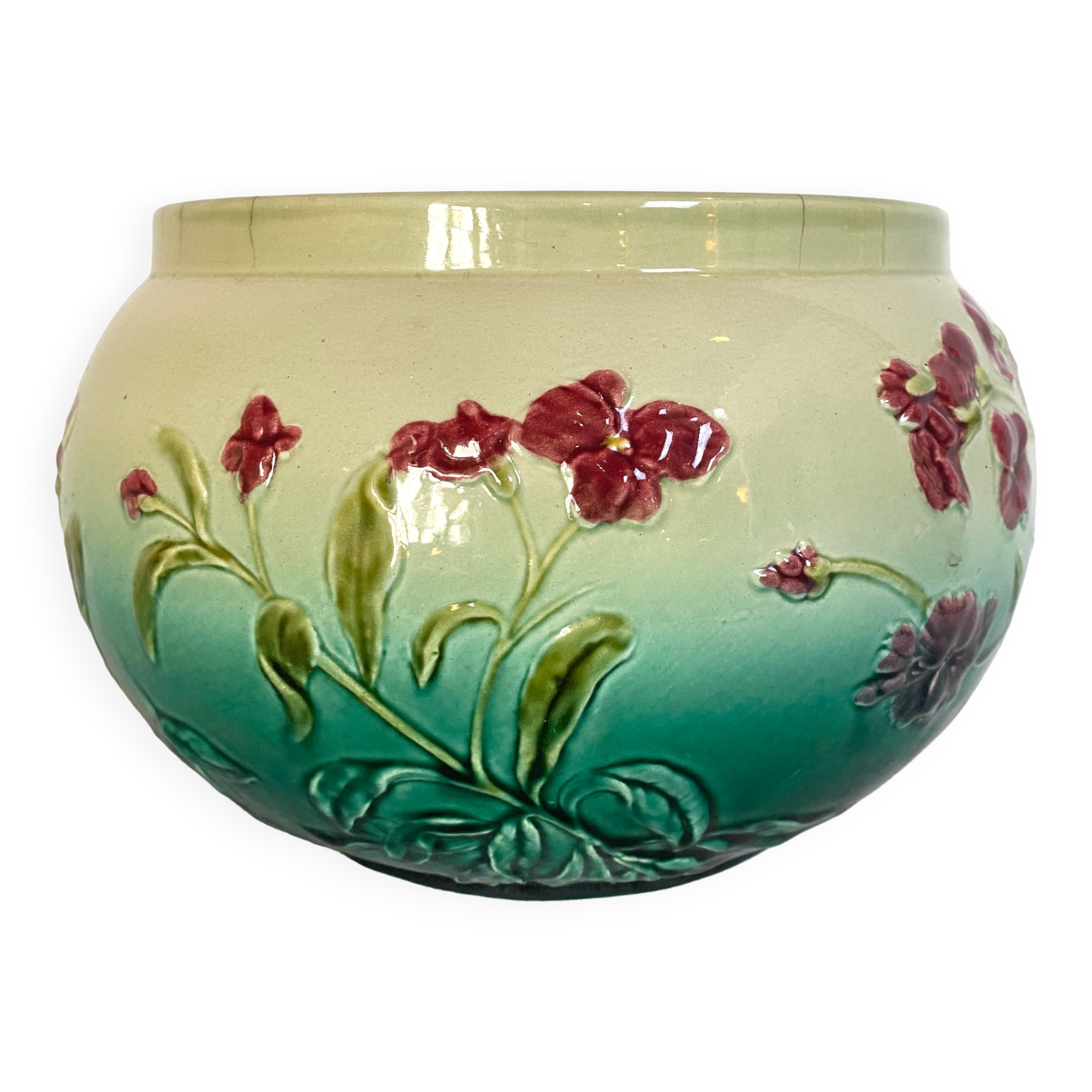 Slip pot vase