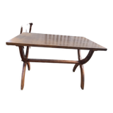 Chain wood dining table