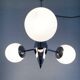 Art Deco Metal and Glass Chandelier