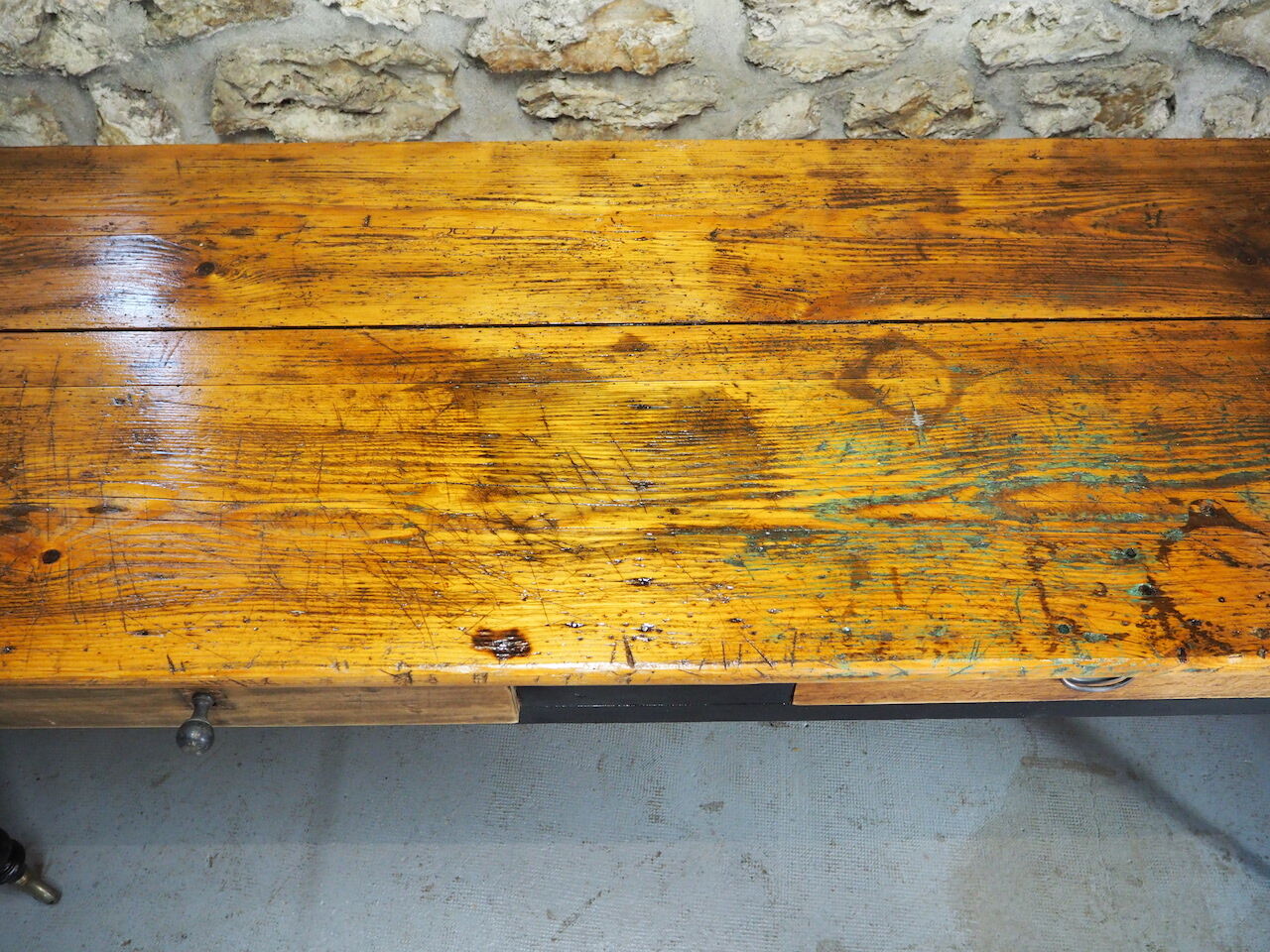 Old draper table, farm table 1940