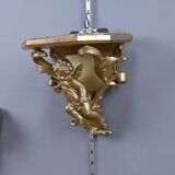 Pair of gilt wood wall consoles – late 19th century