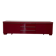Glossy red semi-vintage lacquered IKEA sideboard with drawers