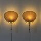 Uchiwa wall light pair by Ingo Maurer