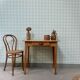 Bureau, table d’appoint en hêtre, restauré
