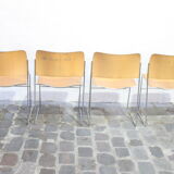 Model 40/4 stacking chairs by David Rowland for Howe, Denmark 1964