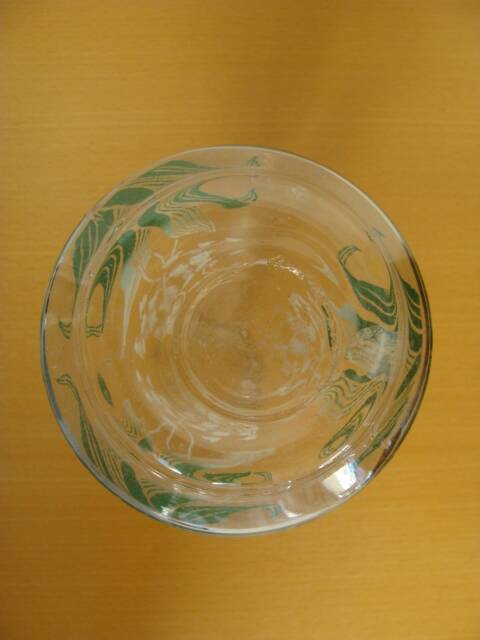 Art Deco lily of the valley carafe