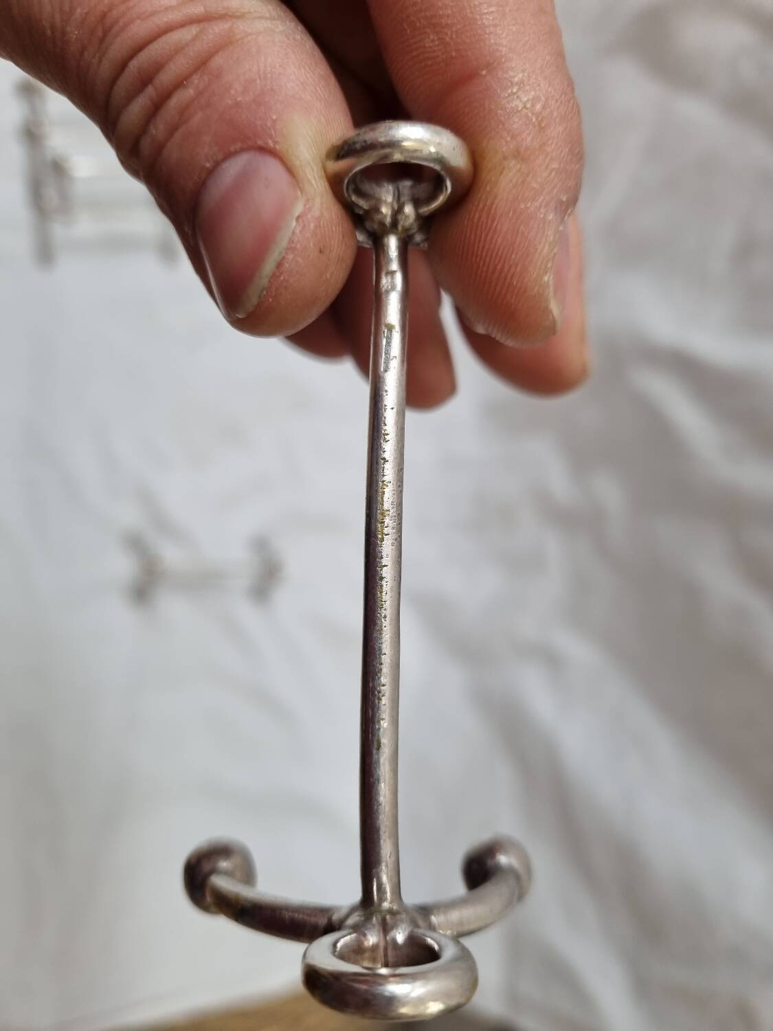 6 silver Christofle knife holders