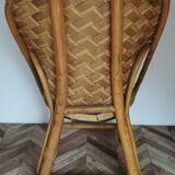 Chaise enfant vintage bois de châtaignier