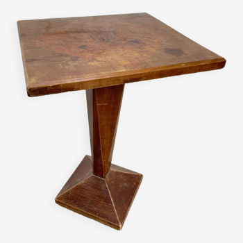 Art deco pedestal bistro table