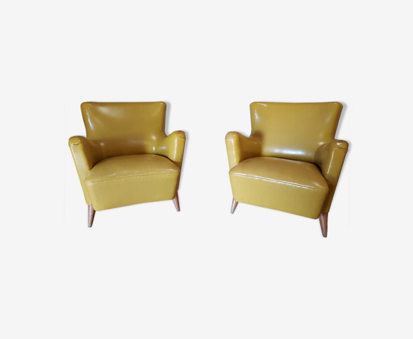 Paire de fauteuils Charles Ramos