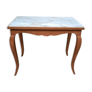Table plateau marbre - blanc