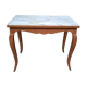 Table plateau marbre blanc