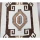 Vintage Turkish Oushak Handmade Wool Cotton White Runner 90x350