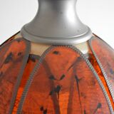 Chandelier pendant lamp in the shape of an artichoke design from the 70s