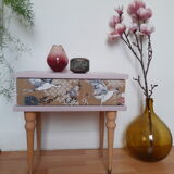 Vintage bedside table revamped
