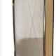Miroir Art Déco en laiton de forme libre 78 cm