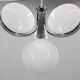 1930s Rare Art Deco Glass Chandelier, Czechoslovakia