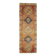 1970s vintage Turkish Oushak handmade wool cotton orange runner rug 103x330
