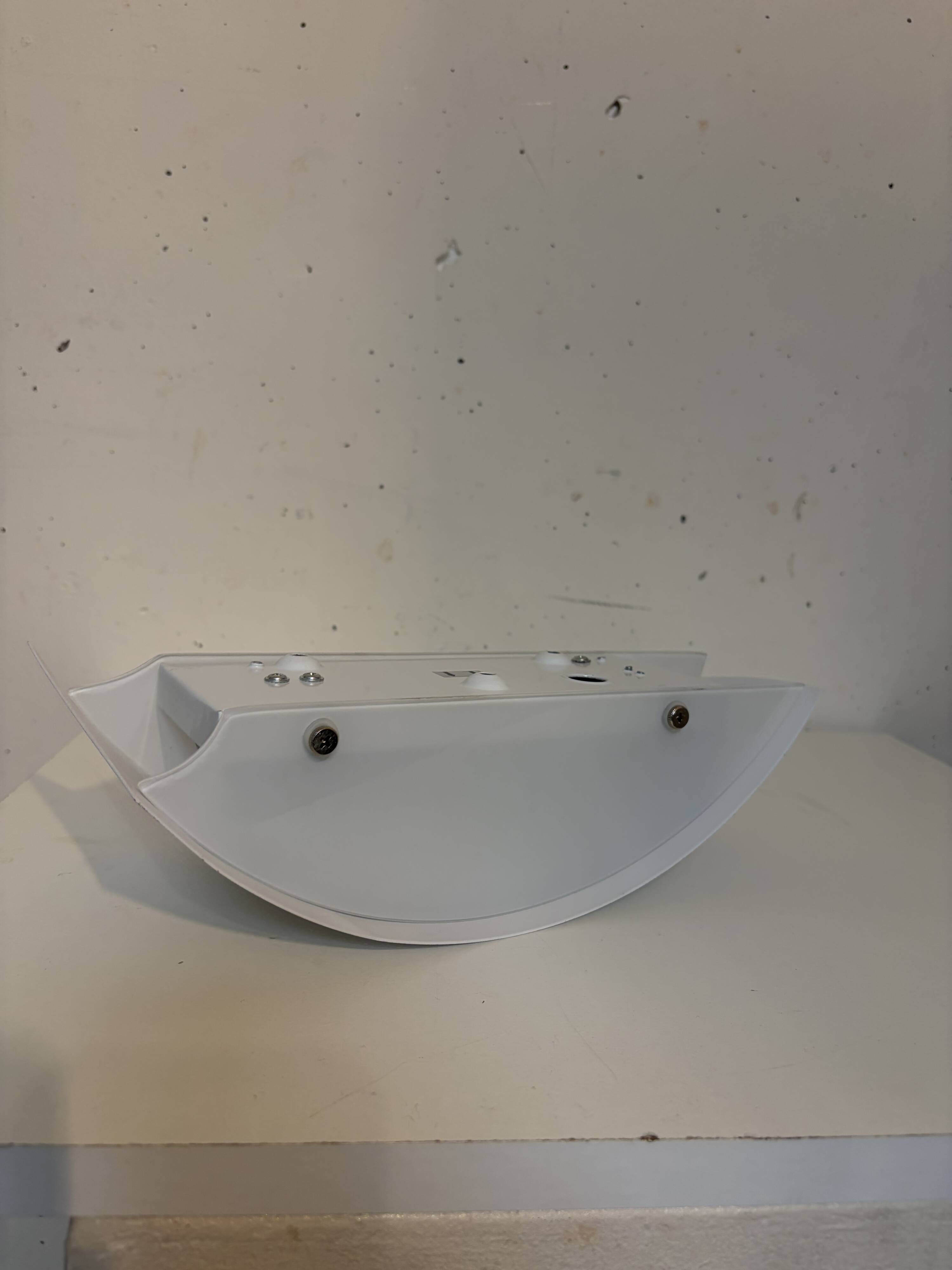 Paire d’appliques métal et verre 1980