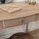 Joli bureau vintage rénové rose poudré