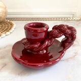 Flower hand candle holder