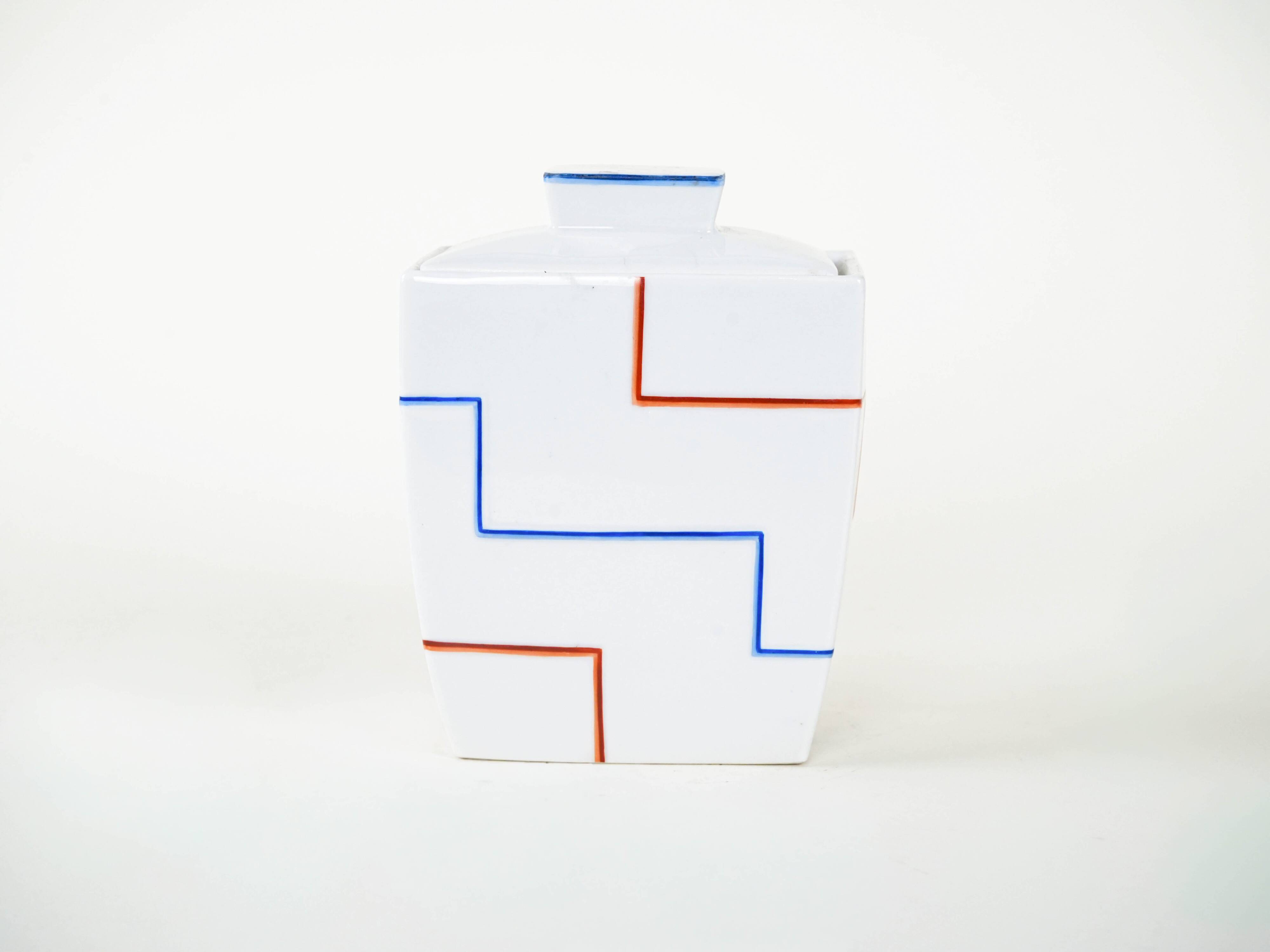Vase en céramique, design moderniste, années 1970, fabriqué en Italie