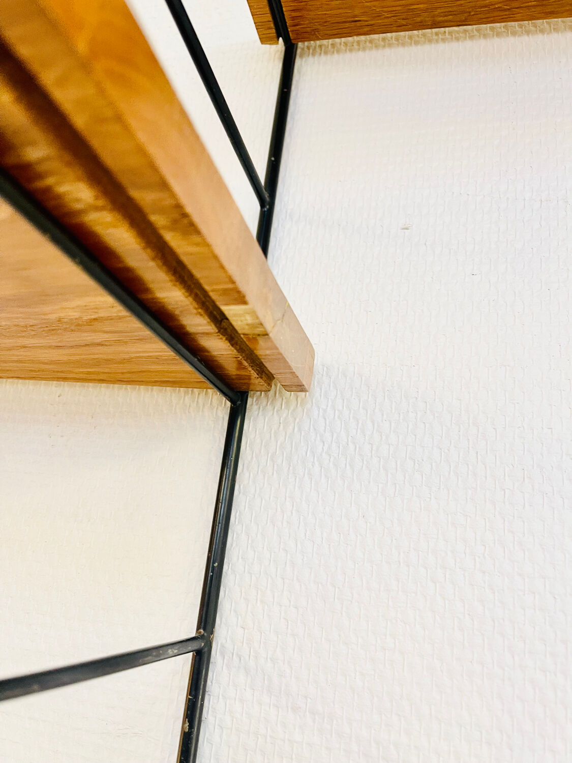 Modular Scandinavian wall shelf, circa 1960