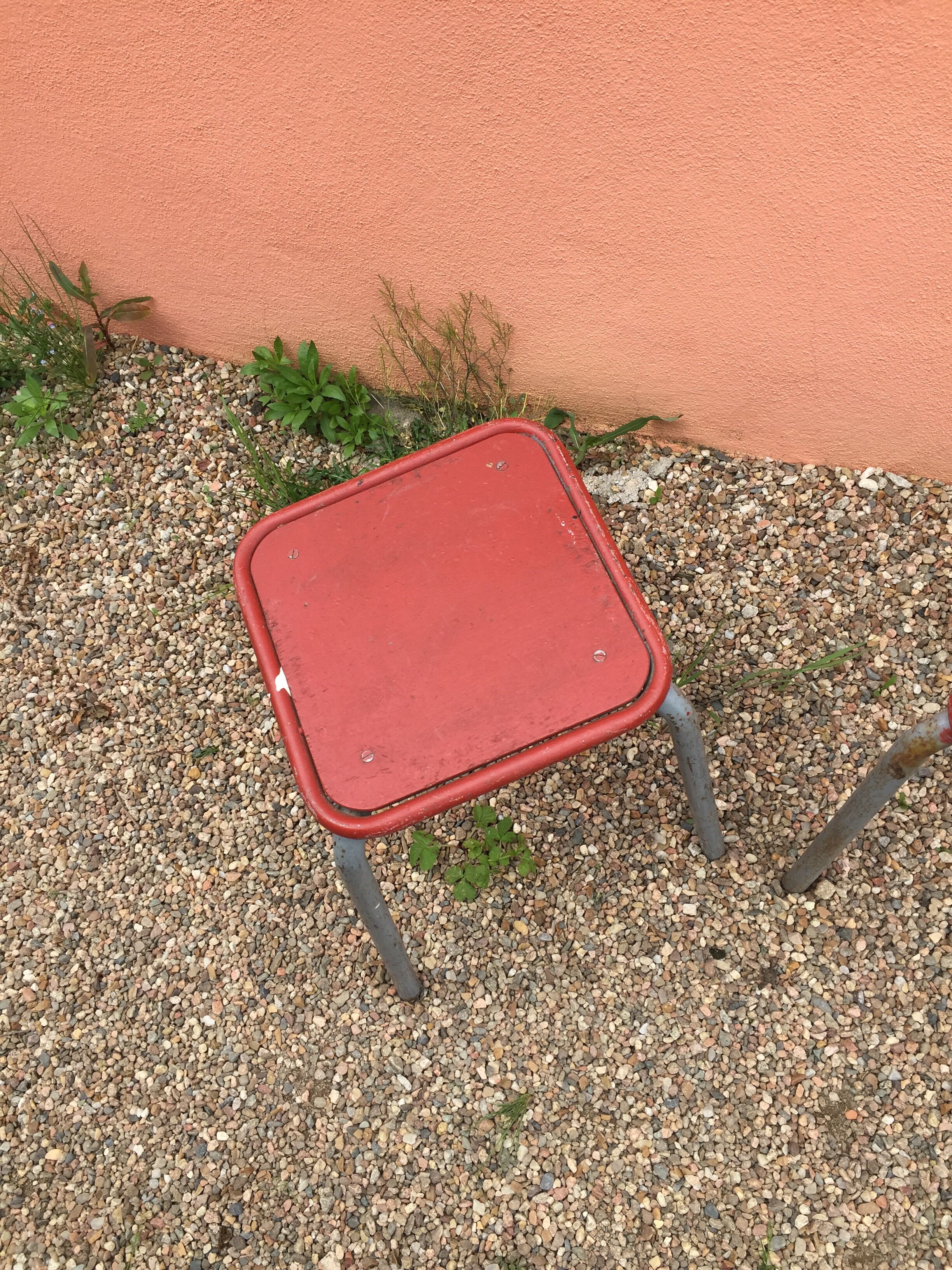 Pair of industrial stools
